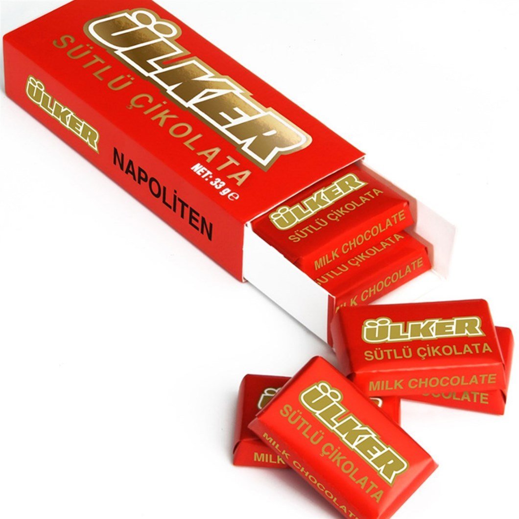 Ulker - Chocolate Neapolitan Milk Chocolate - 33 gr