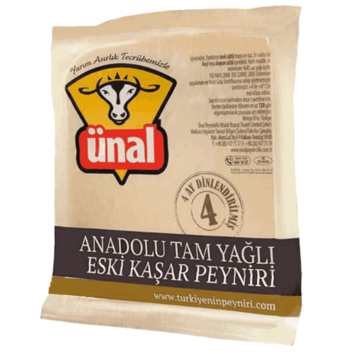 Unal Anatolia Full Fat Matured Kashar Cheese ± 450 gr